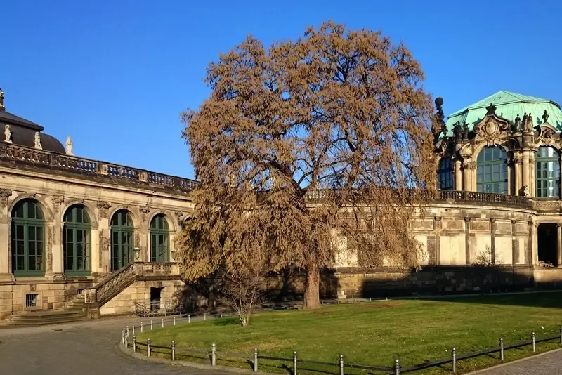 Eingang der Direktion der Porzellansammlung im Dresdner Zwinger