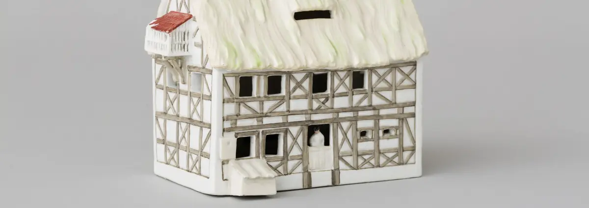 ein Haus aus Porzellan