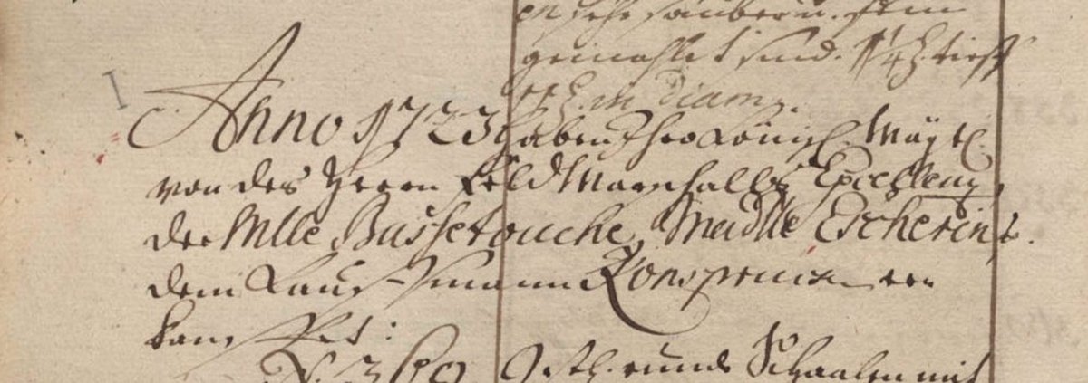 Scan, Papier mit alter Schrift