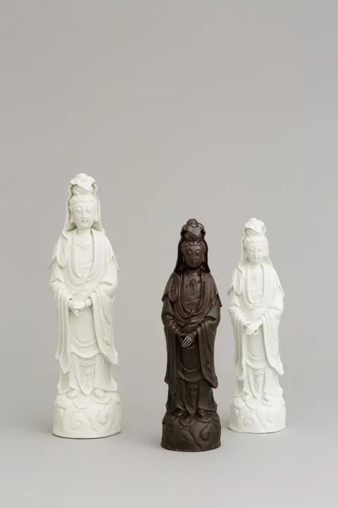 Chinesische Guanyin und Meissener Kopien
