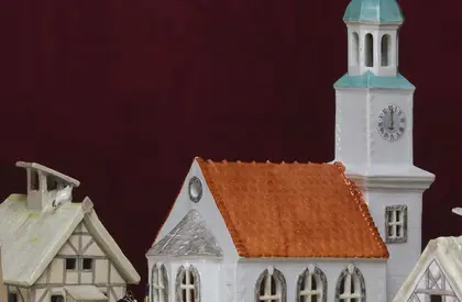 ein holländisches Dorf aus Meissener Porzellan