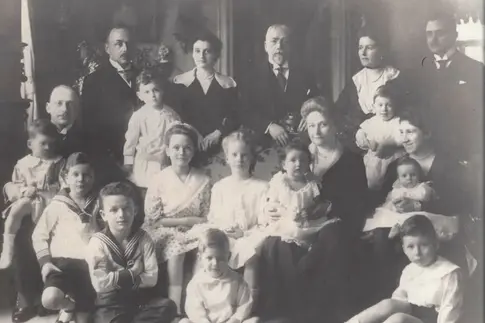 Foto, Gruppenbilder der Familie