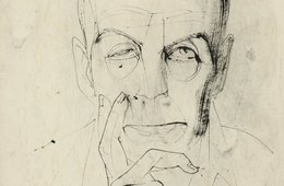 Josef Hegenbarth, Selbstbildnis, 1960