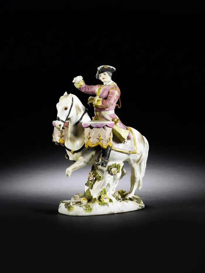 Figure of a drummer on horseback